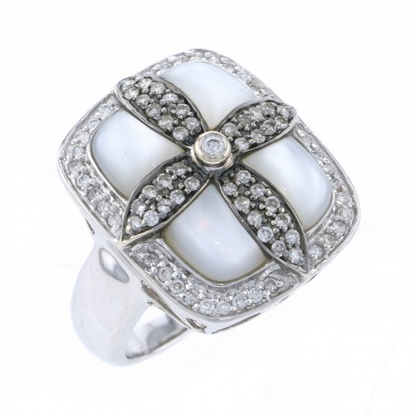 yukizakiselect ProperOther ユキザキセレクトジュエリー OTHER K18ホワイトゴールド シェル リング 