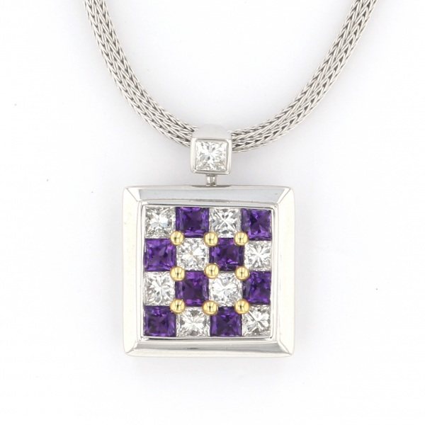 Yukizaki Select ProperOther Yukizaki Select Jewelry OTHER Platinum / yellow gold Amethyst necklace 