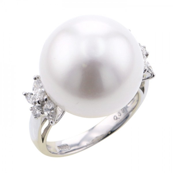 yukizakiselect pearl ユキザキセレクトジュエリー パール プラチナ ナンヨウパール リング 