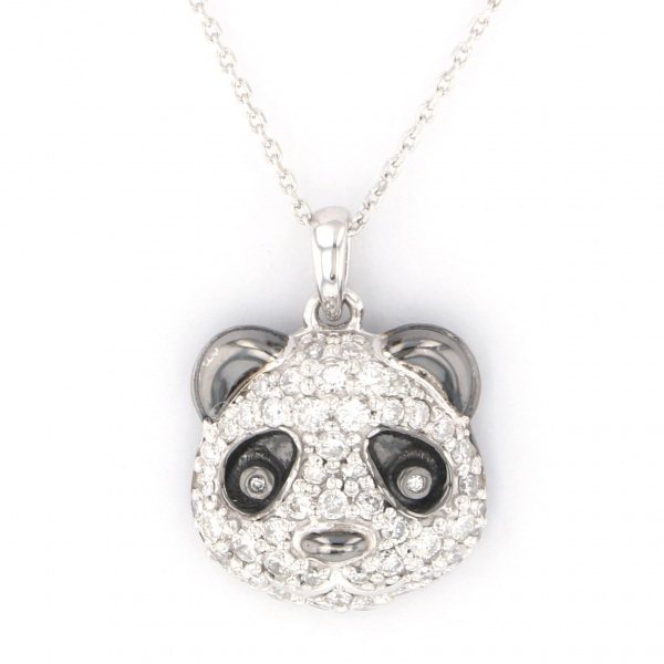 yukizakiselect ProperOther ユキザキセレクトジュエリー OTHER ホワイトゴールド ダイヤモンド ネックレス パンダ 