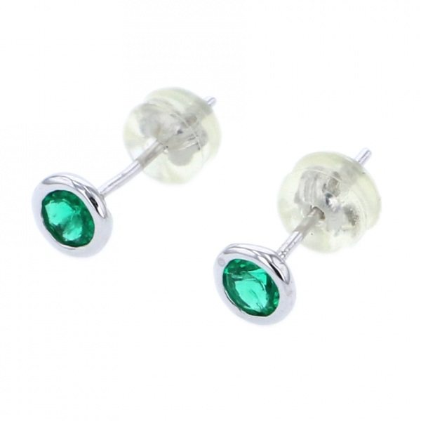 yukizakiselect ProperOther ユキザキセレクトジュエリー OTHER K18WG エメラルド ピアス 