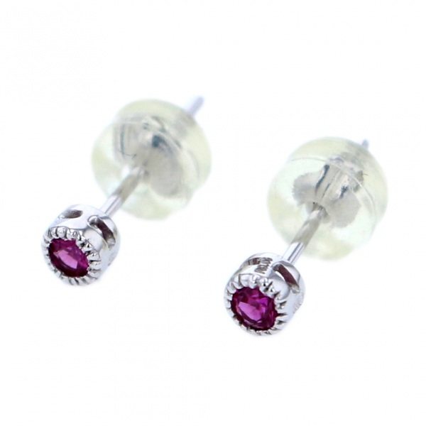 yukizakiselect ProperOther ユキザキセレクトジュエリー OTHER K18WG ルビー ピアス 