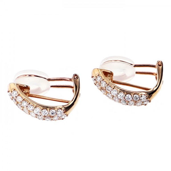 yukizakiselect ProperOther ユキザキセレクトジュエリー OTHER K18ピンクゴールド ダイヤモンドピアス 