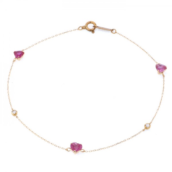 yukizakiselect ProperOther ユキザキセレクトジュエリー OTHER イエローゴールド ルビー ブレスレット 