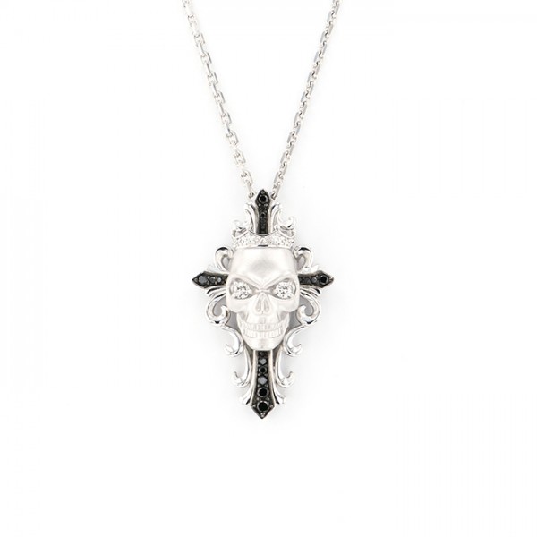 Yukizaki Select ProperOther Yukizaki Select Jewelry OTHER Skull diamond necklace w50088.2.9