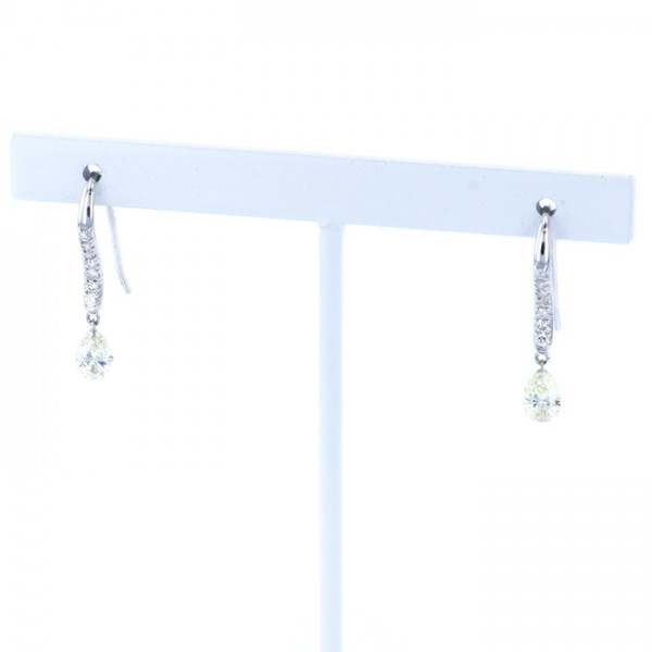 yukizakiselect 适当的其他 柚木﨑精选珠宝 其他 白金 金钻 耳钉 