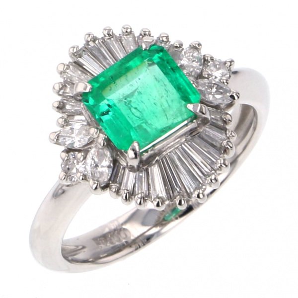 yukizakiselect ProperOther ユキザキセレクトジュエリー OTHER プラチナ エメラルド リング 