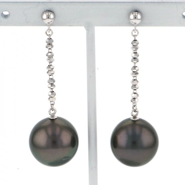 yukizakiselect pearl ユキザキセレクトジュエリー パール ホワイトゴールド タヒチパール ピアス 