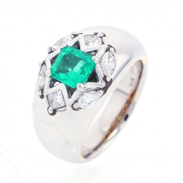 yukizakiselect ProperOther ユキザキセレクトジュエリー OTHER PT900/K18YG エメラルド リング 