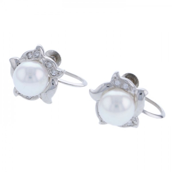 yukizakiselect pearl ユキザキセレクトジュエリー パール プラチナ パール イヤリング 