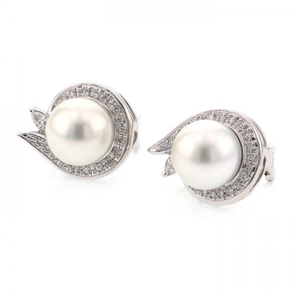 yukizakiselect pearl ユキザキセレクトジュエリー パール プラチナ パール イヤリング 