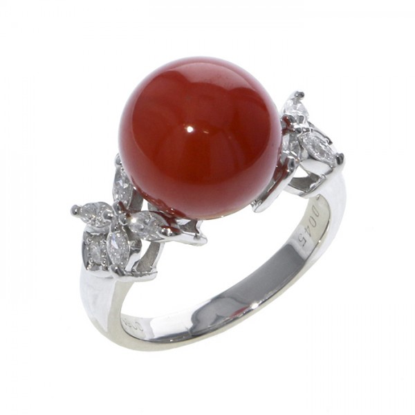 yukizakiselect ProperOther ユキザキセレクトジュエリー OTHER プラチナ サンゴ リング 