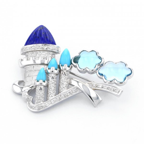 yukizakiselect ProperOther ユキザキセレクトジュエリー OTHER ホワイトゴールド ダイヤモンド ブローチ 