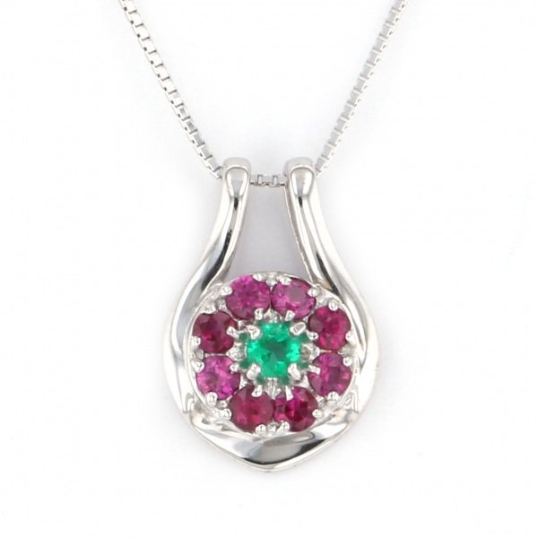 yukizakiselect ProperOther ユキザキセレクトジュエリー OTHER ホワイトゴールド ルビー ネックレス 