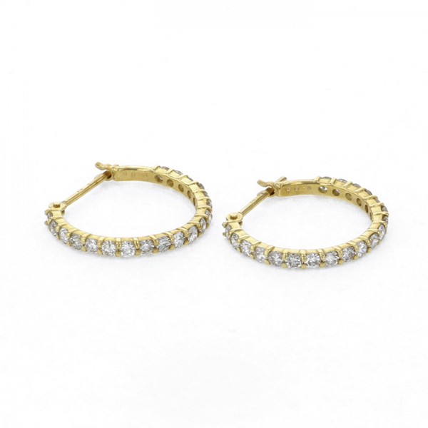 yukizakiselect ProperOther ユキザキセレクトジュエリー OTHER イエローゴールド ダイヤモンド ピアス 