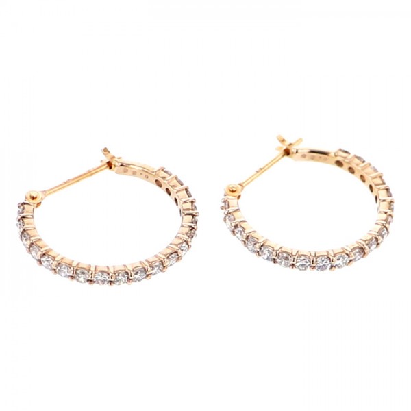 yukizakiselect ProperOther ユキザキセレクトジュエリー OTHER K18ピンクゴールド ダイヤモンドピアス 