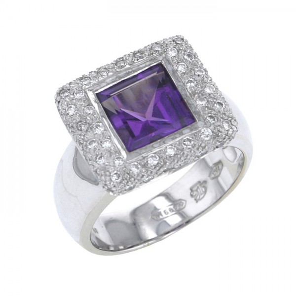 yukizakiselect ProperOther ユキザキセレクトジュエリー OTHER ホワイトゴールド アメシスト リング 