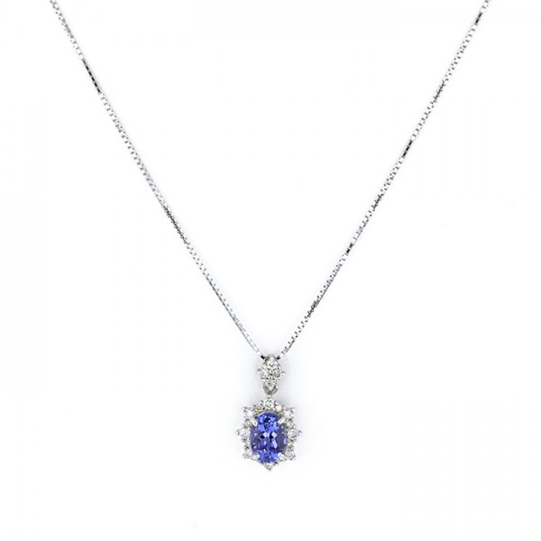 yukizakiselect ProperOther ユキザキセレクトジュエリー OTHER ホワイトゴールド タンザナイト ネックレス 