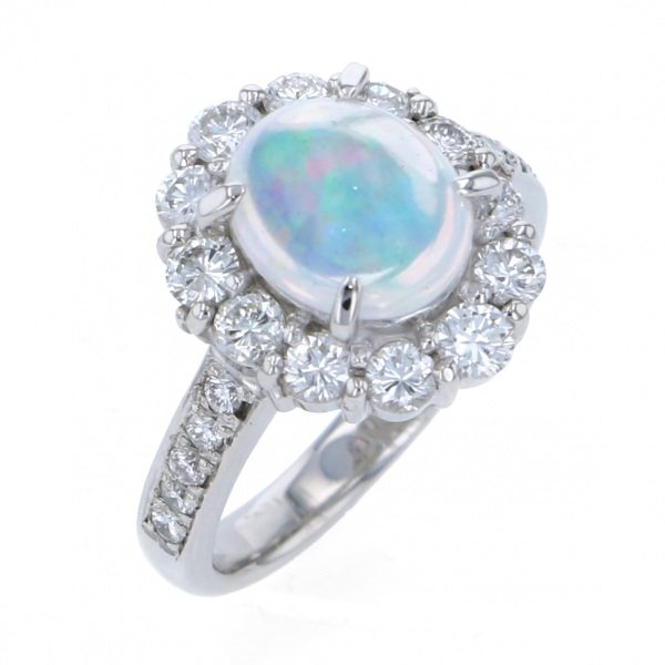 yukizakiselect pearl ユキザキセレクトジュエリー パール PT900 メキシコオパール リング 