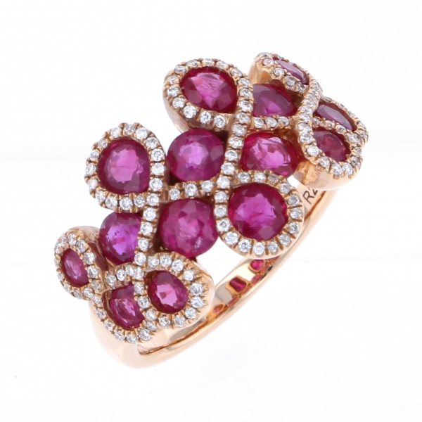 yukizakiselect 適當的其他 柚木﨑精選珠寶 其他 K18玫瑰金 紅寶石 戒指 