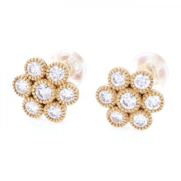 yukizakiselect ProperOther ユキザキセレクトジュエリー OTHER イエローゴールド ダイヤモンド 花 