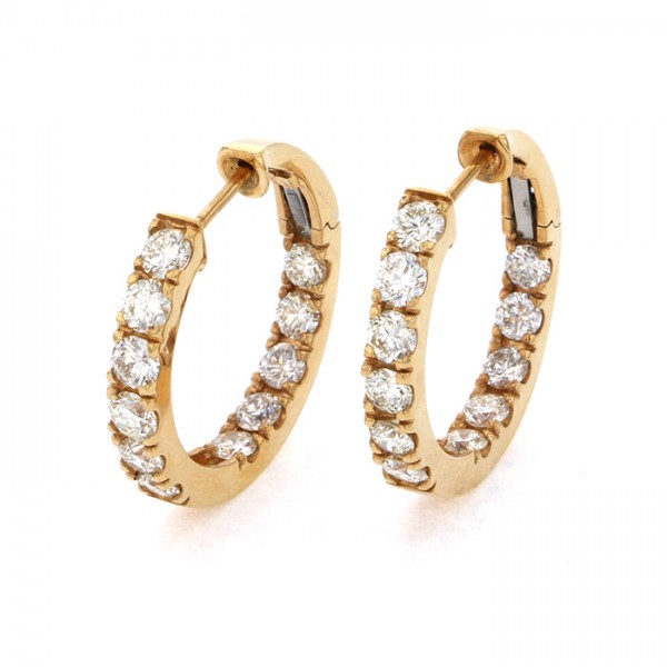 yukizakiselect ProperOther ユキザキセレクトジュエリー OTHER K18イエローゴールド ダイヤモンド ピアス 