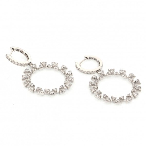 yukizakiselect 适当的其他 柚木﨑精选珠宝 其他 K18WG 金钻 耳钉 