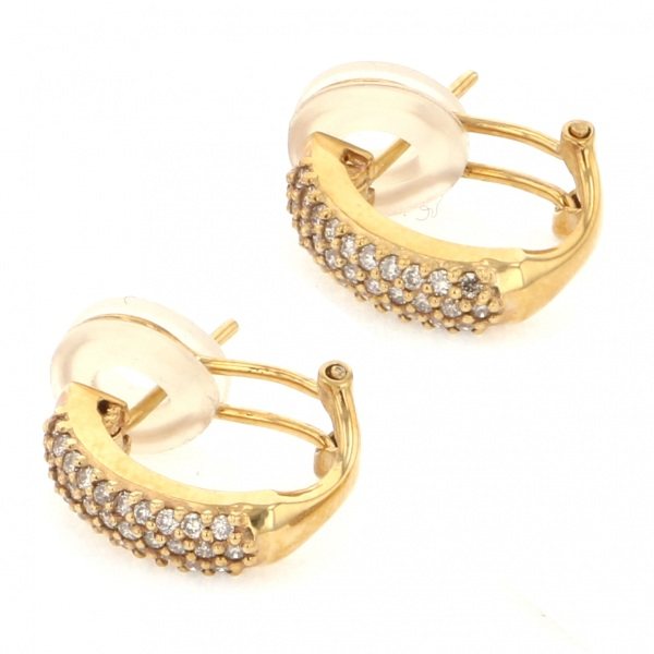 yukizakiselect ProperOther ユキザキセレクトジュエリー OTHER K18YG ダイヤモンド ピアリング 