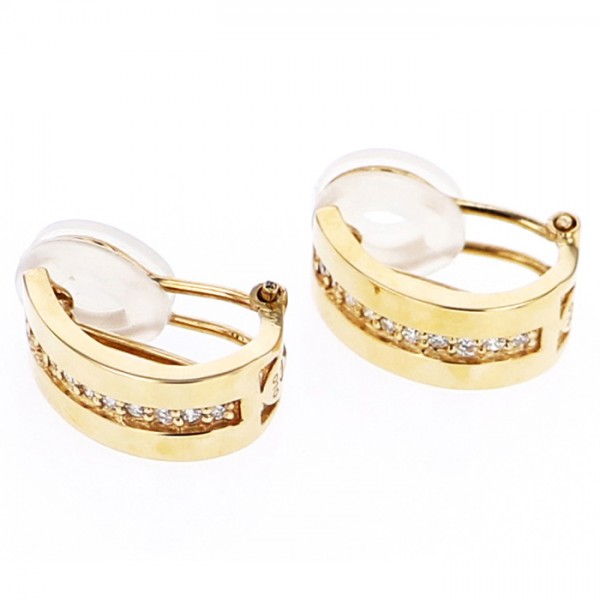 yukizakiselect ProperOther ユキザキセレクトジュエリー OTHER イエローゴールド ダイヤモンド イヤリング 