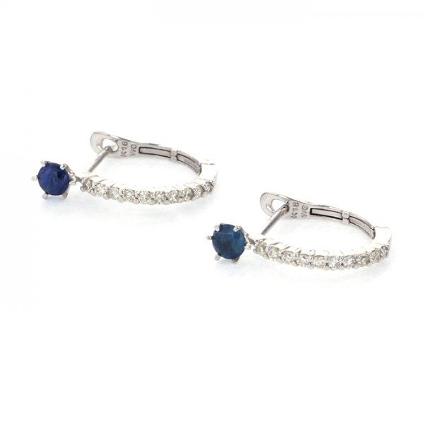 Yukizaki Select ProperOther Yukizaki Select Jewelry OTHER White Gold Sapphire Earrings 