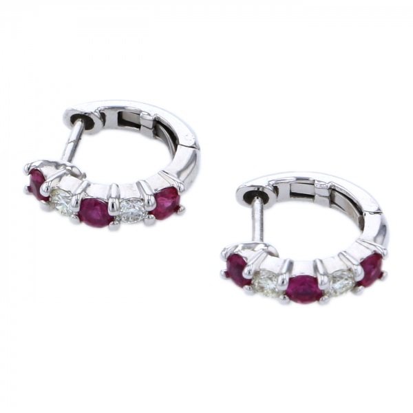 yukizakiselect ProperOther ユキザキセレクトジュエリー OTHER K18WG ルビー ピアス 