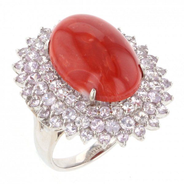 yukizakiselect ProperOther ユキザキセレクトジュエリー OTHER ホワイトゴールド サンゴ リング 