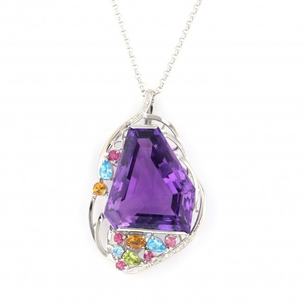 Yukizaki Select ProperOther Yukizaki Select Jewelry OTHER White Gold Amethyst necklace 