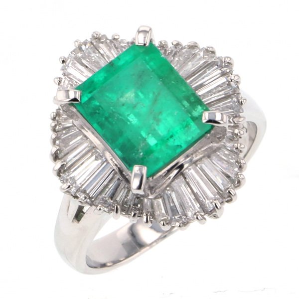 yukizakiselect ProperOther ユキザキセレクトジュエリー OTHER プラチナ エメラルド リング 