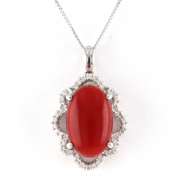 yukizakiselect ProperOther ユキザキセレクトジュエリー OTHER プラチナ サンゴ ネックレス 