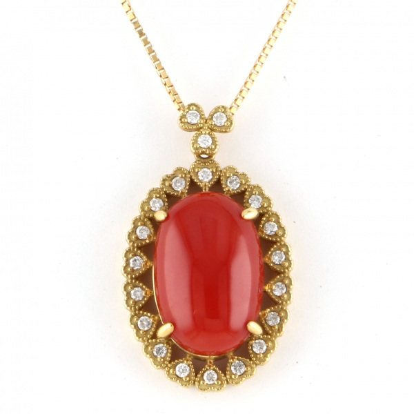 Yukizaki Select ProperOther Yukizaki Select Jewelry OTHER Yellow Gold Coral necklace 
