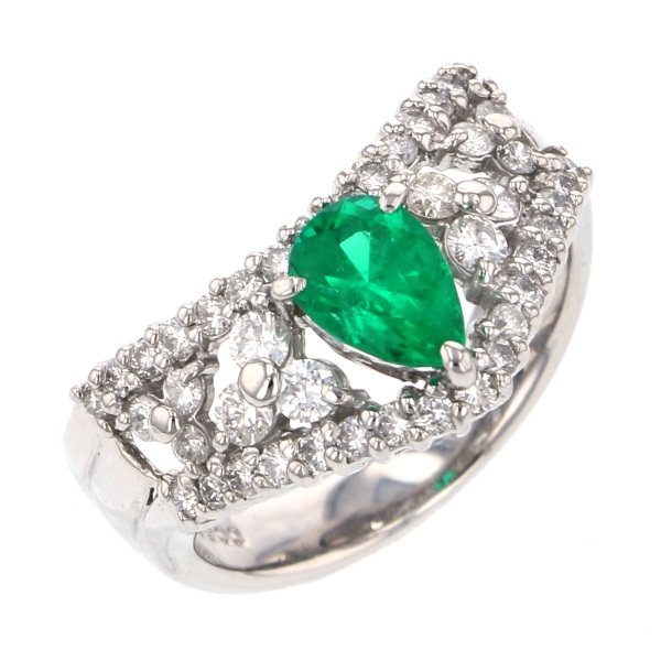 yukizakiselect ProperOther ユキザキセレクトジュエリー OTHER プラチナ エメラルド リング 