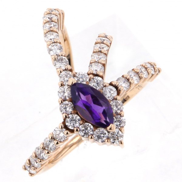 yukizakiselect ProperOther ユキザキセレクトジュエリー OTHER K18PG アメジスト 