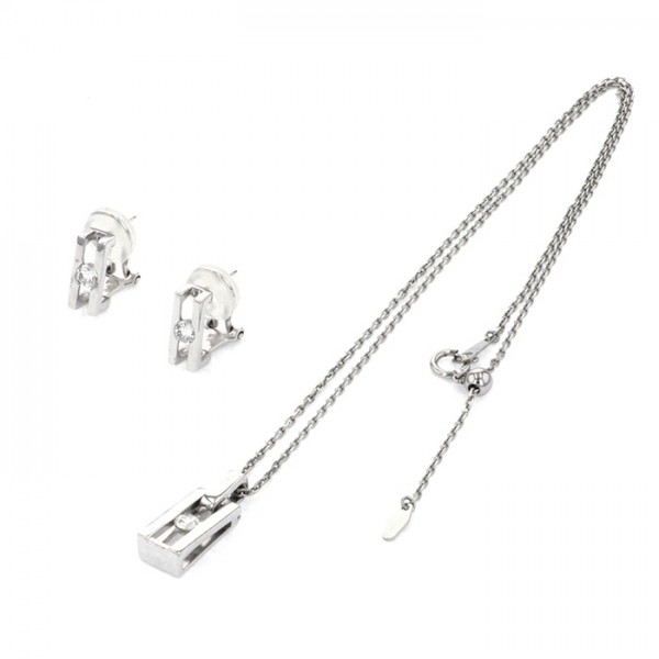 yukizakiselect ProperOther ユキザキセレクトジュエリー OTHER プラチナ ダイヤモンド ネックレス&ピアスセット 