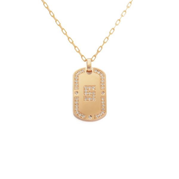 samanthatiara necklace_pendant サマンサティアラ ネックレス/ペンダント イニシャル【S】 