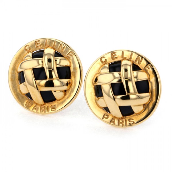 yukizakiselect ProperOther ユキザキセレクトジュエリー OTHER K18イエローゴールド オニキスイヤリング 