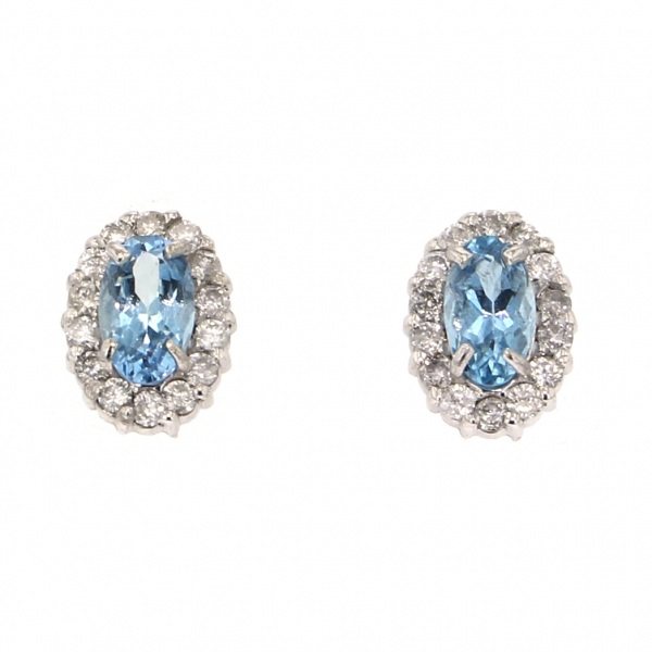 Yukizaki Select ProperOther Yukizaki Select Jewelry OTHER White Gold Aquamarine Earrings 