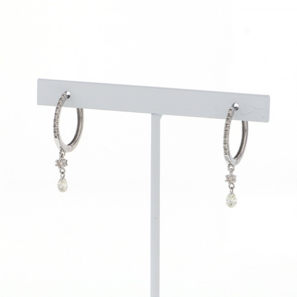 yukizakiselect 适当的其他 柚木﨑精选珠宝 其他 白金 金钻 耳钉 