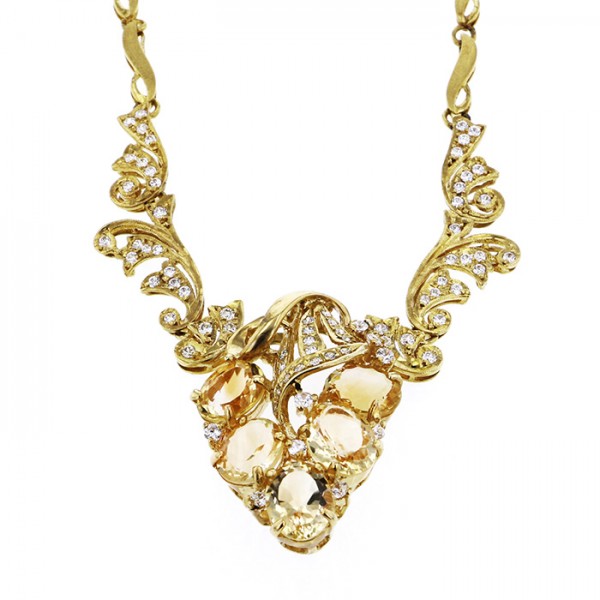 yukizakiselect ProperOther ユキザキセレクトジュエリー OTHER イエローゴールド シトリン ネックレス 