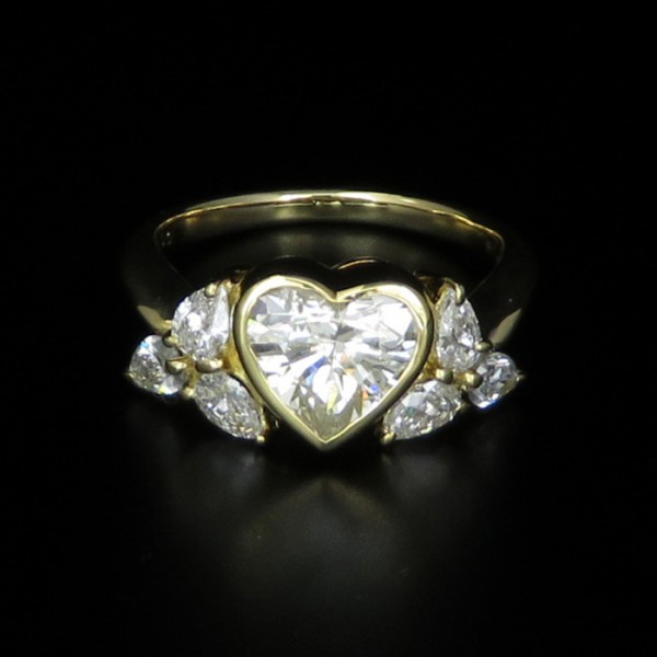 yukizakiselect 适当的其他 柚木﨑精选珠宝 其他 K18黄金 钻石戒指 