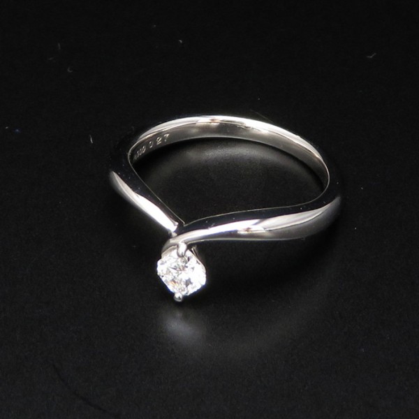 yukizakiselect 适当的其他 柚木﨑精选珠宝 其他 白金900 钻石戒指 