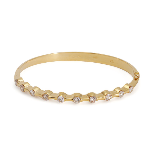 ユキザキセレクトジュエリー　18k.ダイヤバングル メンズ 新品 ユキザキセレクトジュエリー(YUKIZAKI SELECT