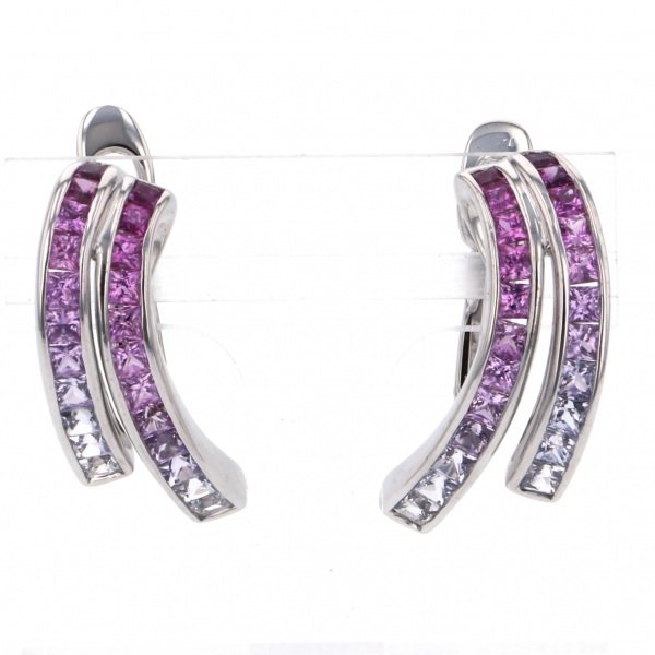 Yukizaki Select ProperOther Yukizaki Select Jewelry OTHER White Gold Sapphire Earrings 