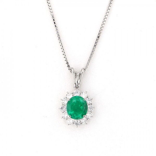 yukizakiselect ProperOther ユキザキセレクトジュエリー OTHER プラチナ エメラルド ダイヤモンド ネックレス 