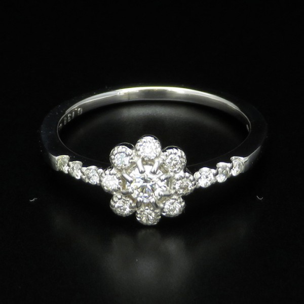 yukizakiselect ProperOther ユキザキセレクトジュエリー OTHER K18ホワイトゴールド ダイヤモンドリング 